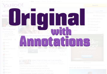 Link for Original Yahoo Homepage with Annotations